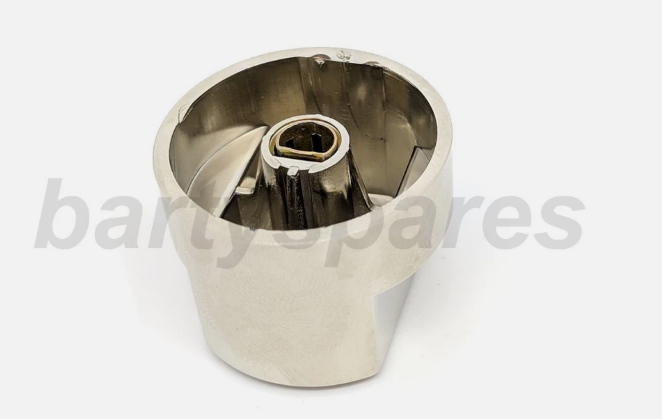 Compatible to fit Stoves, Belling, New World Aluminium Finish Hob Control Knob
