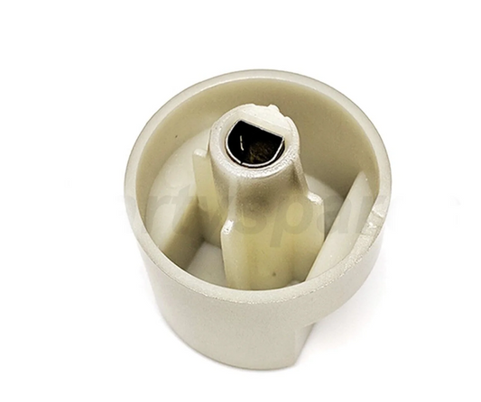 Compatible to fit Stoves 444445112, 444445538 Type Silver Main Oven Control Knob
