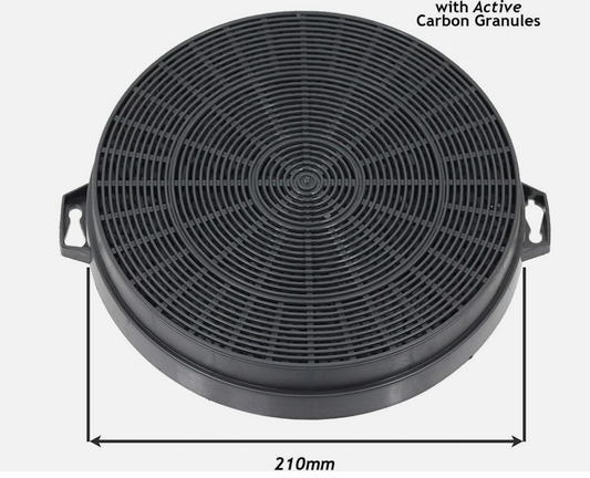 Zanussi Compatible Carbon Charcoal Hood Filter 210mm x 32mm MCFE43