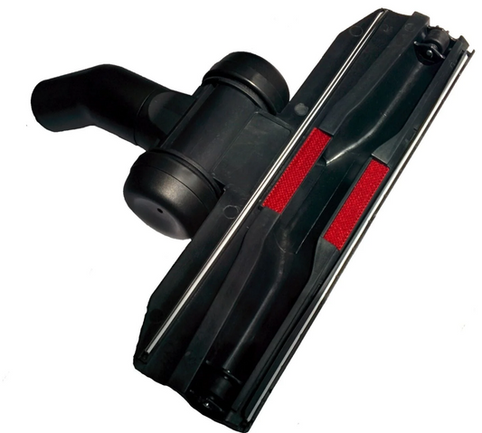 Universal Premium Deluxe Black Plastic 'RD285' Type Flat Out Carpet and Hard Floor Nozzle Tool with Rubber Edged Castors (32mm)