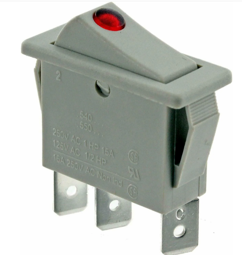 Dimplex CXL, CXLS, CXT Series Storage Heater On-Off Neon Rocker Switch