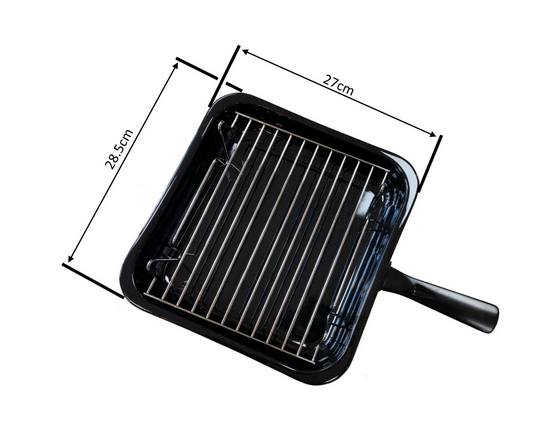 Universal Small Appliance Grill Pan Assembly to fit Boats, Caravans and Mobile Homes (285mm x 275mm)