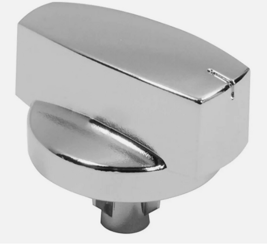 Compatible to fit Belling 100DF, 100DFT, 100G, 444442983 Series Chrome Control Knob