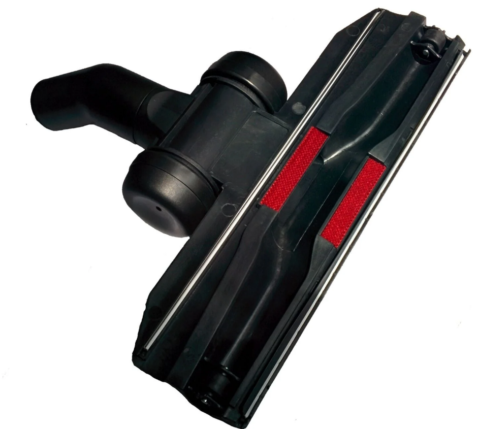 Universal Premium Deluxe Black Plastic 'RD285' Type Flat Out Carpet and Hard Floor Nozzle Tool with Rubber Edged Castors (32mm)
