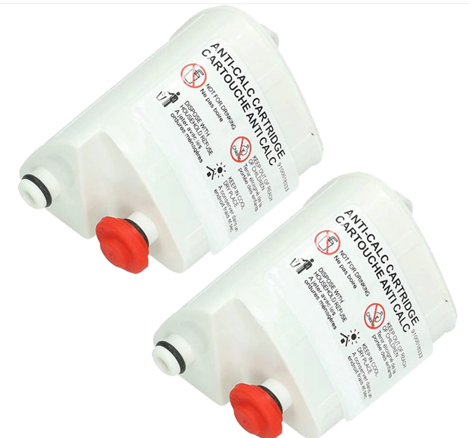New Original Tefal Easy Steam, Fasteo, Liberty SV6020, SV6040 Series Steam Generator Iron Anti-Calc Cartridges (Pack of 2)