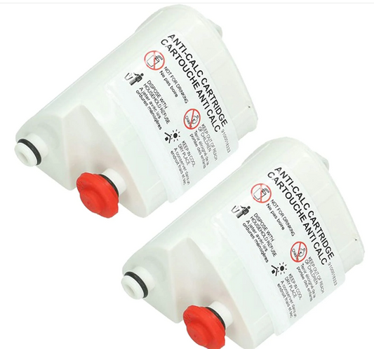 New Original Tefal Easy Steam, Fasteo, Liberty SV6020, SV6040 Series Steam Generator Iron Anti-Calc Cartridges (Pack of 2)