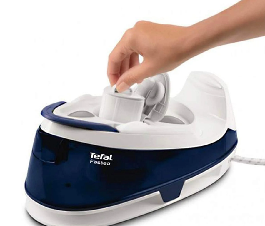 New Original Tefal Easy Steam, Fasteo, Liberty SV6020, SV6040 Series Steam Generator Iron Anti-Calc Cartridges (Pack of 2)