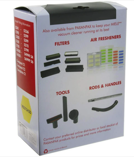 to fit Miele 'FJM & H' 3D Type SMS Bags & Filter Kit (Pack of 5+2)